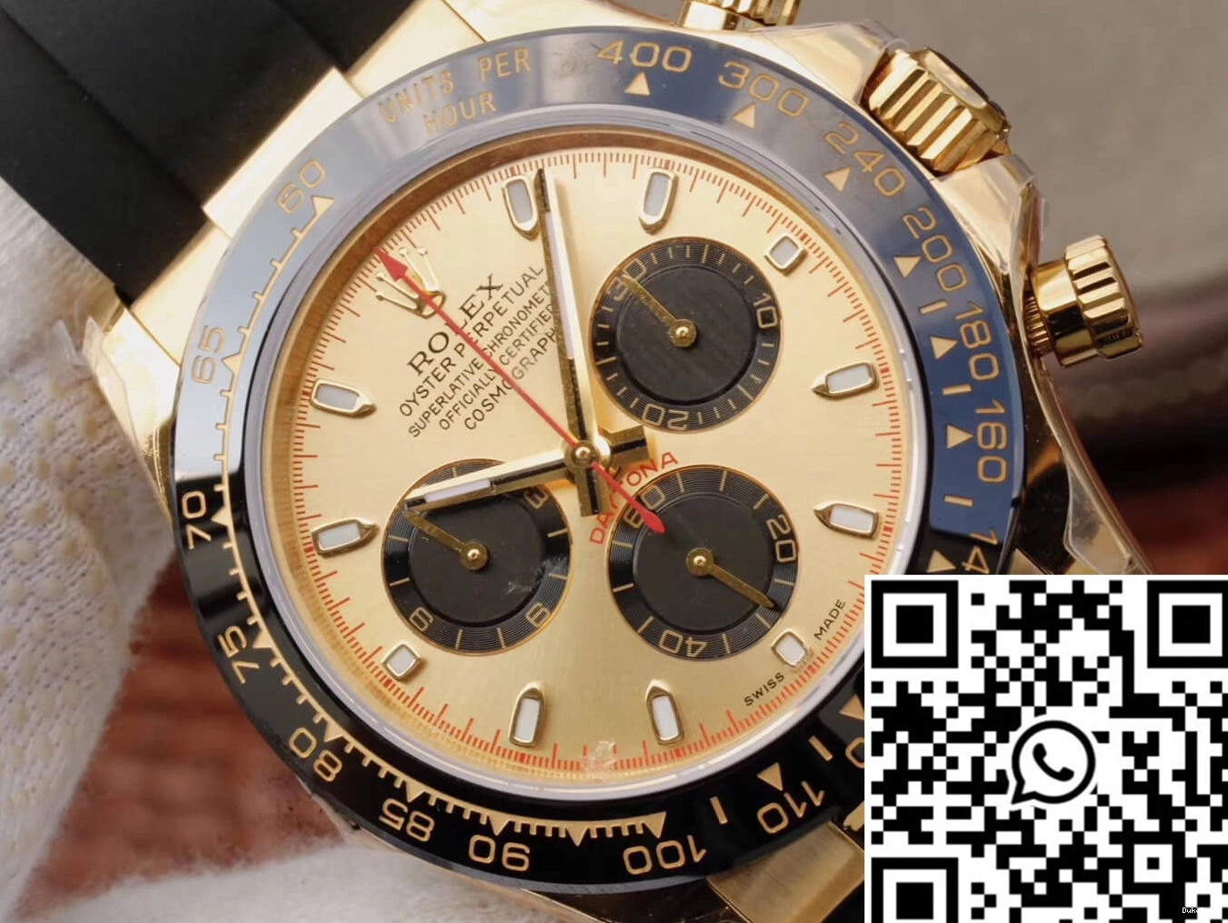 V6 Rolex Black Daytona Yellow Cosmograph 116518ln JH Gold Factory Chronograph 0501